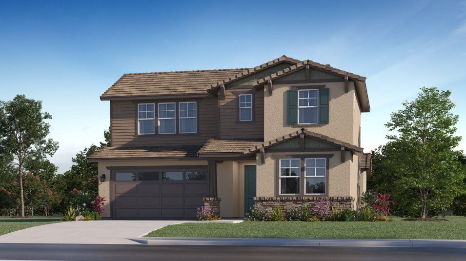 Elevation C - Craftsman-style home image