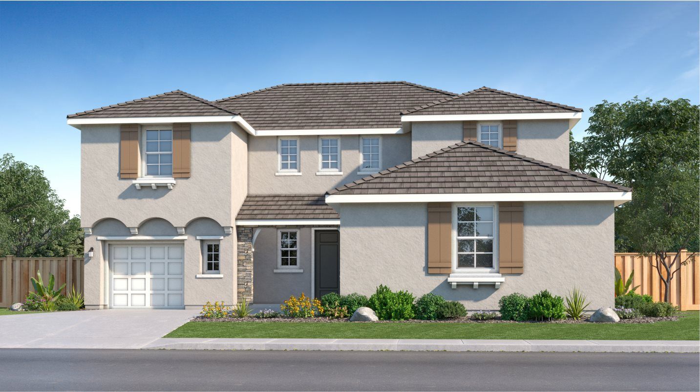 Elevation B - Rockingham Res 4 Country European rendering