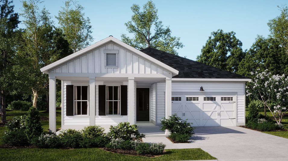 Elevation B6 - exterior rendering