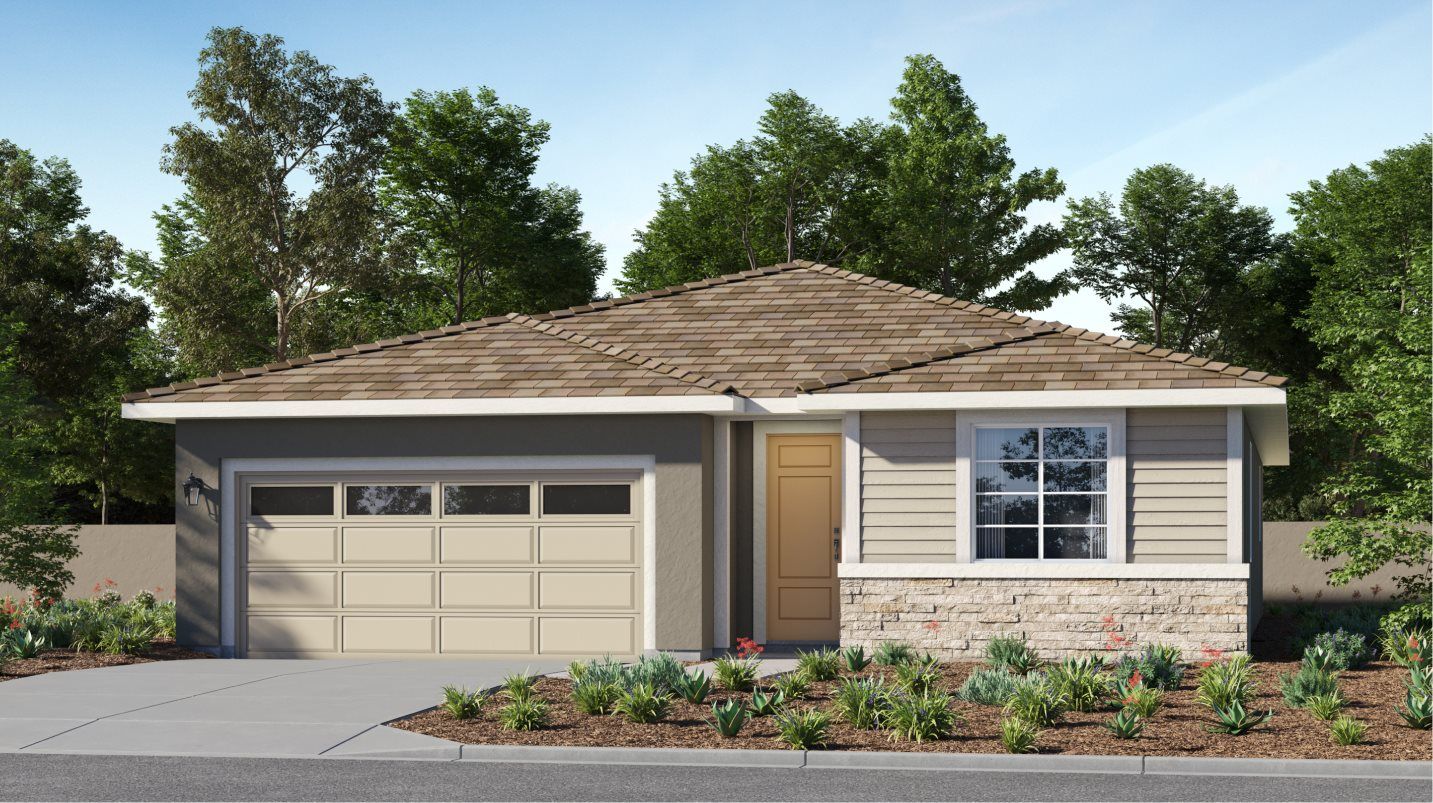 Elevation B - California Prairie home image