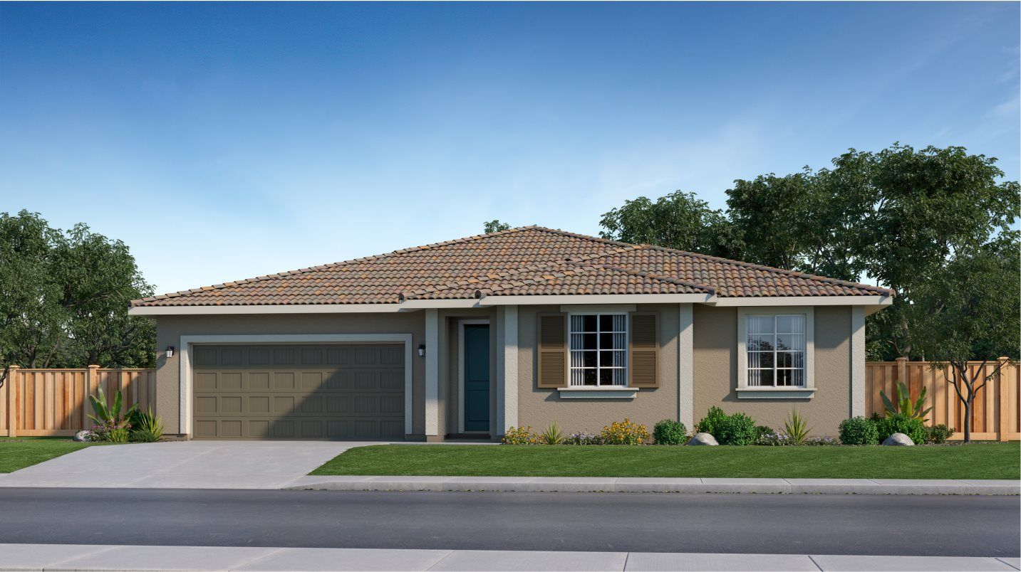 Elevation E - Mediterranean Revival