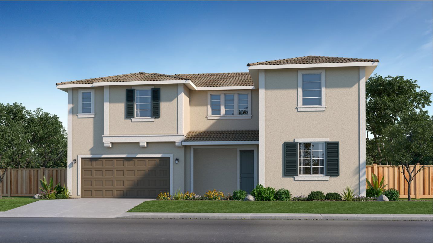 Elevation E - Mediterranean Revival