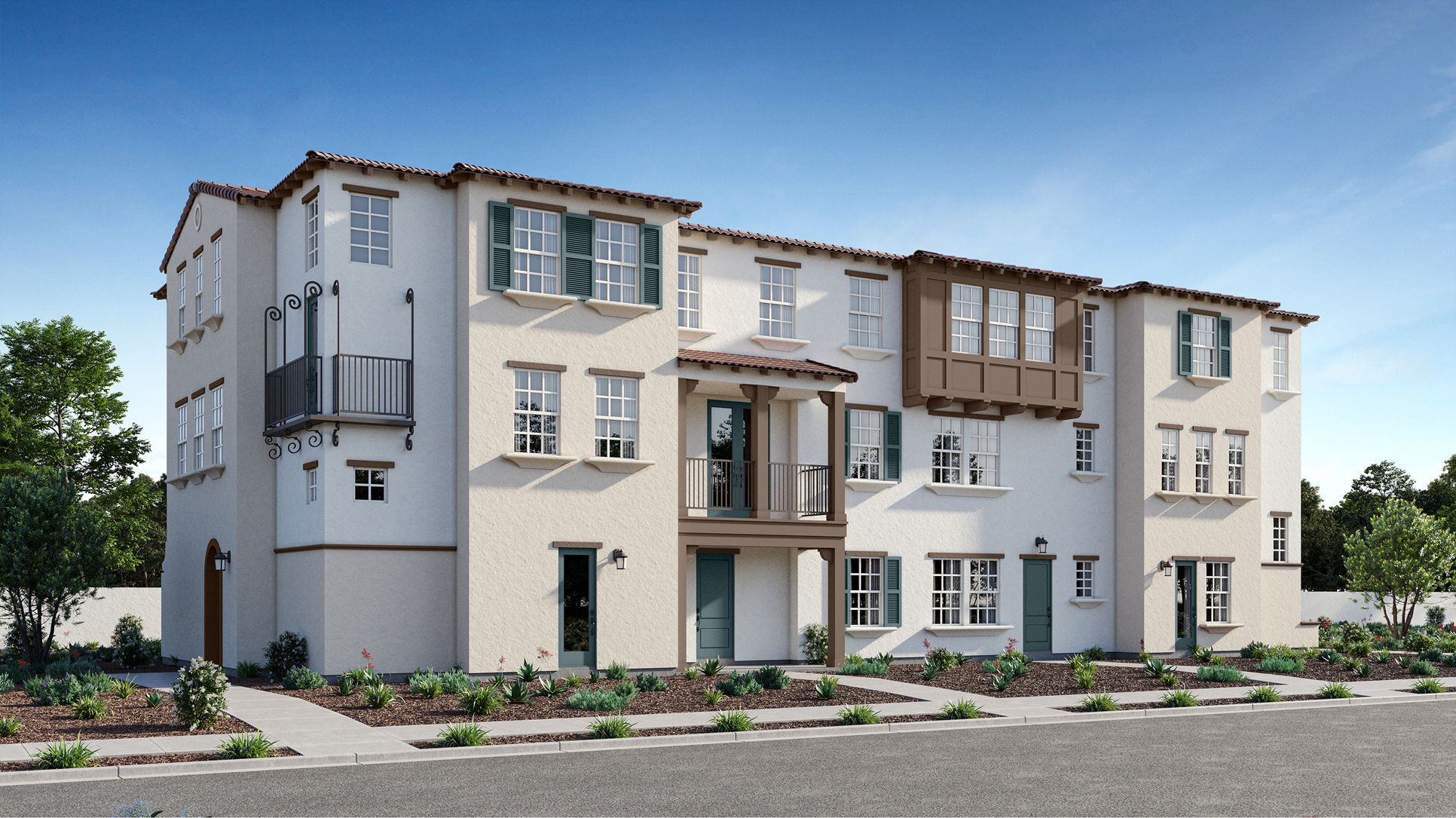 Elevation A - Woodland Sycamore Heights Building 400 Santa Barba