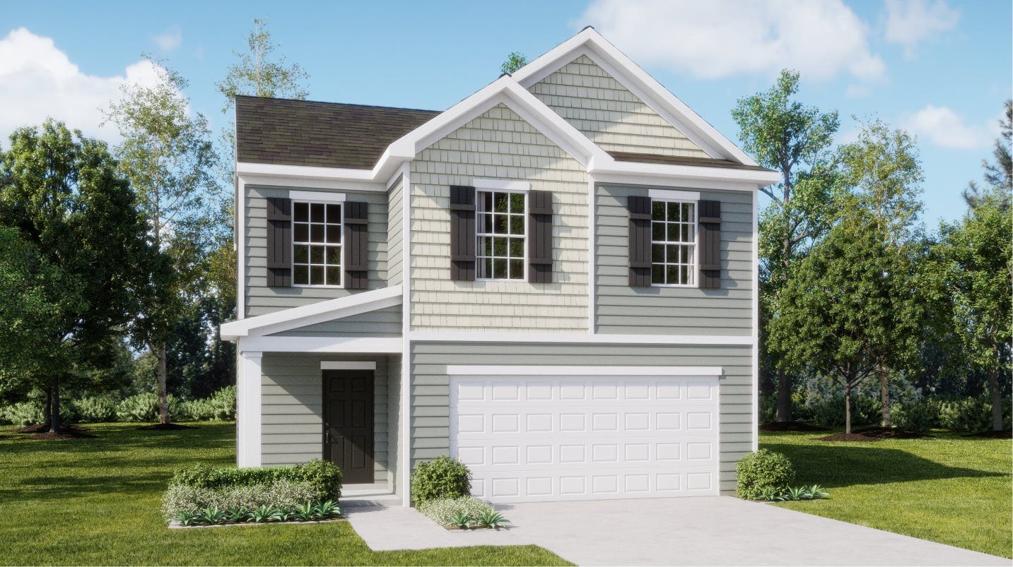 Elevation H - Whitman Exterior H