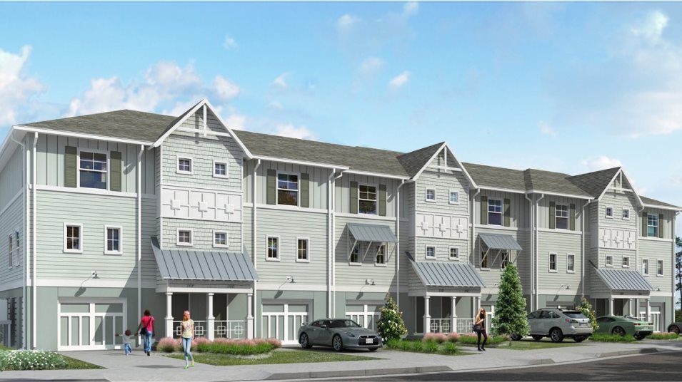 Elevation A - Lost Key Townhomes 3BR Townhome Exterior A