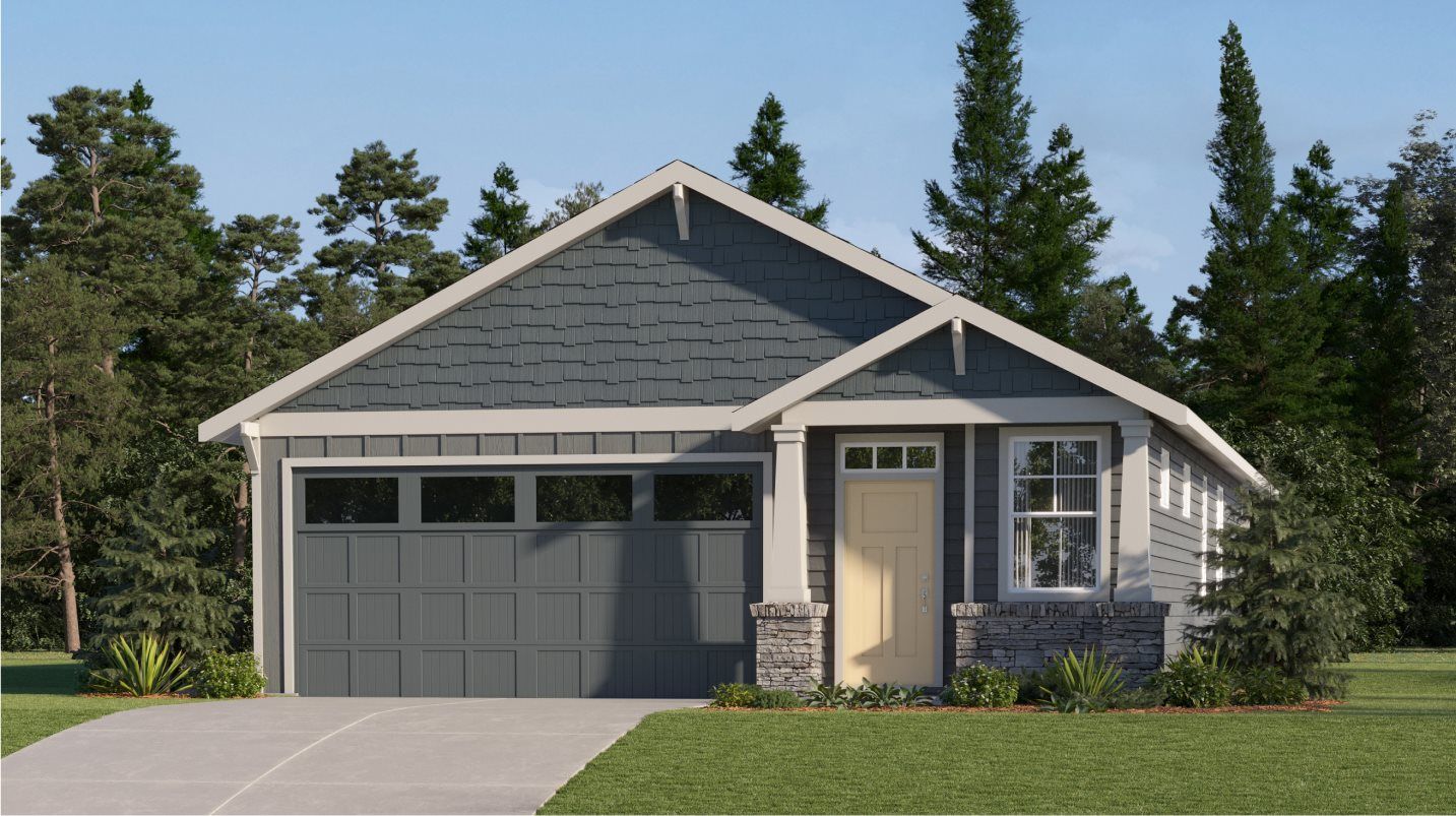 Elevation A - Avery American 2-Bay