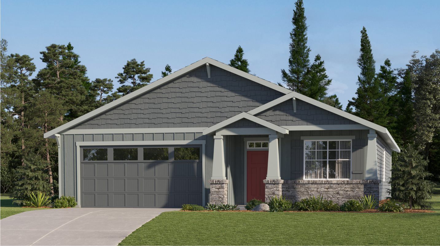 Elevation A - Trenton American 2-Bay