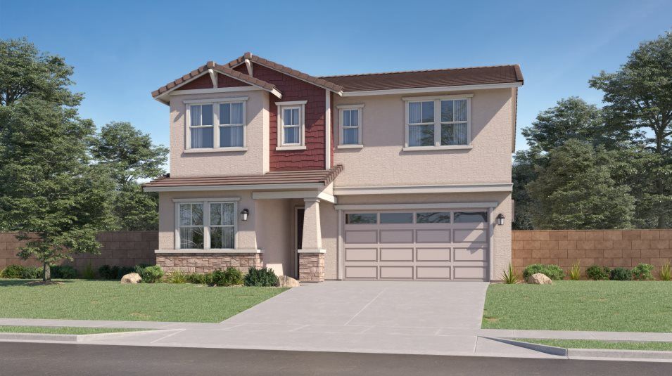 Elevation C - Craftsman home exterior image