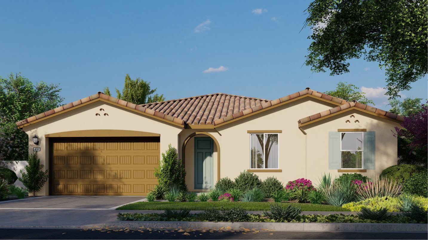 Elevation A - Exterior A - Spanish