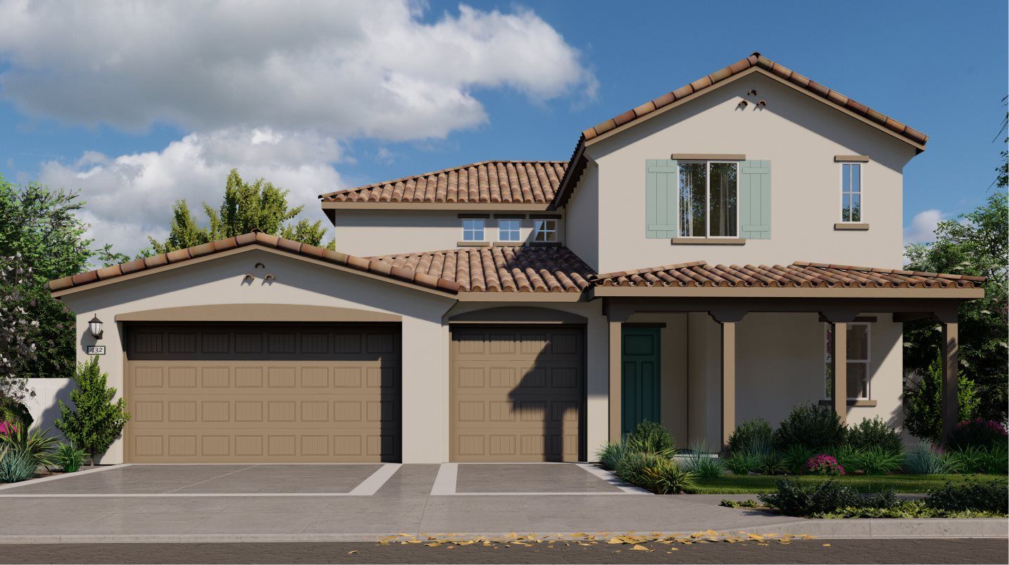 Elevation A - Exterior A - Spanish