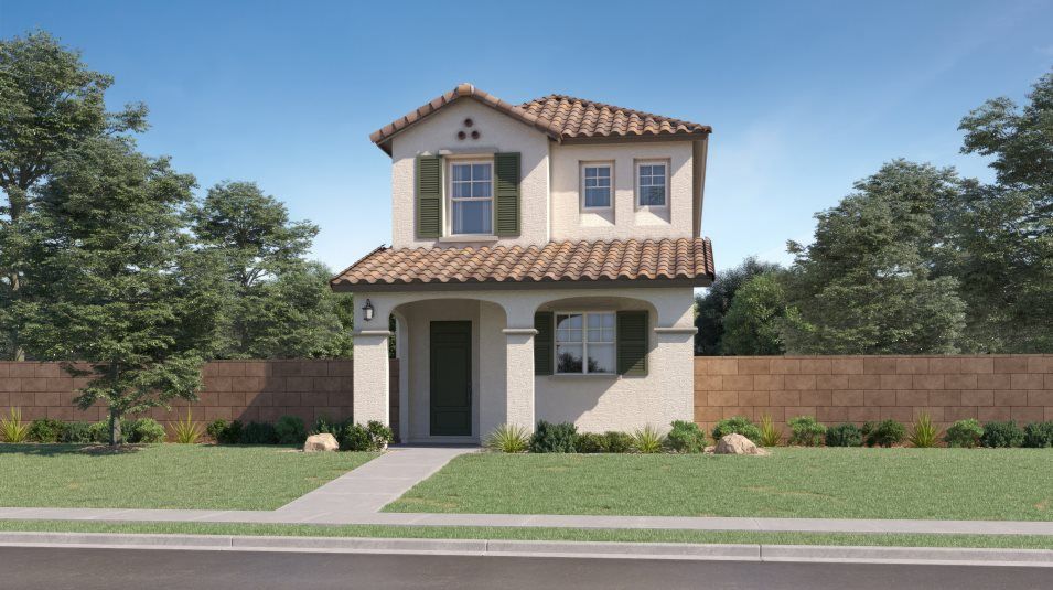 Elevation A - Spanish home exterior image