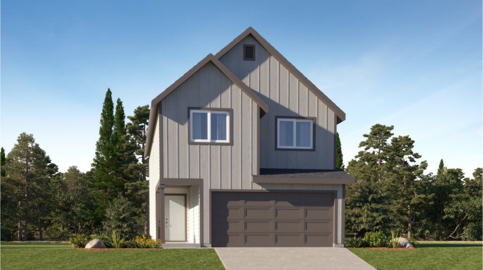Elevation F - Farmhouse 2-Bay