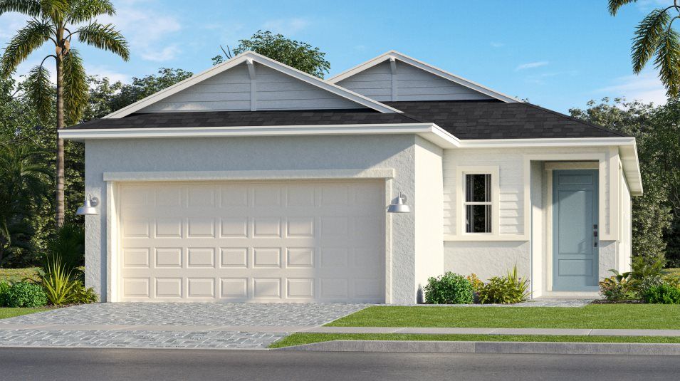 Elevation D - Exterior Rendering