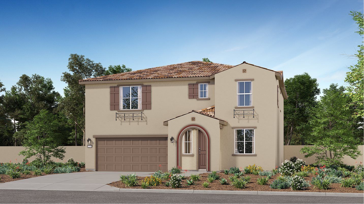Elevation A - Spanish Colonial home image