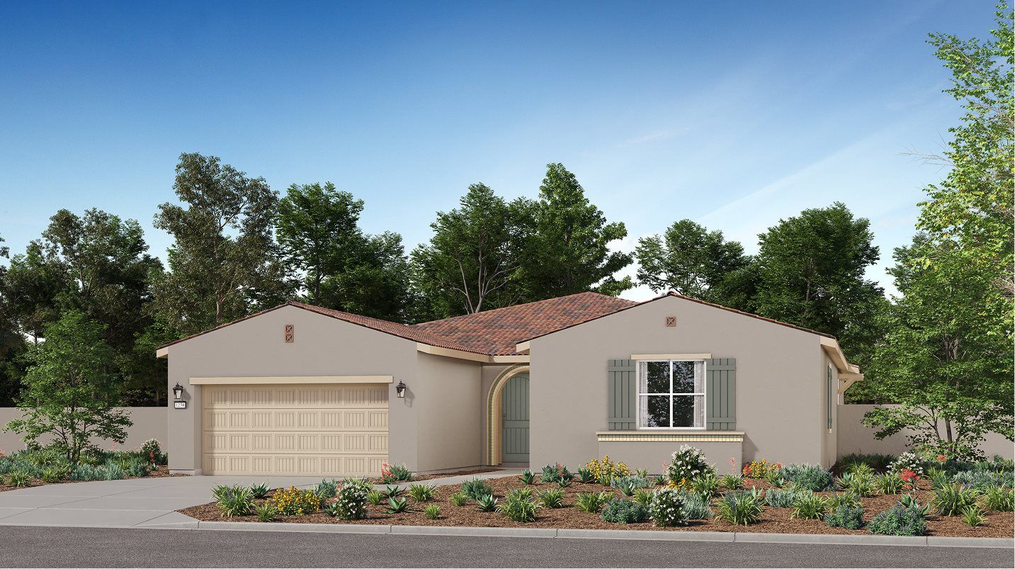 Elevation A - Spanish Colonial