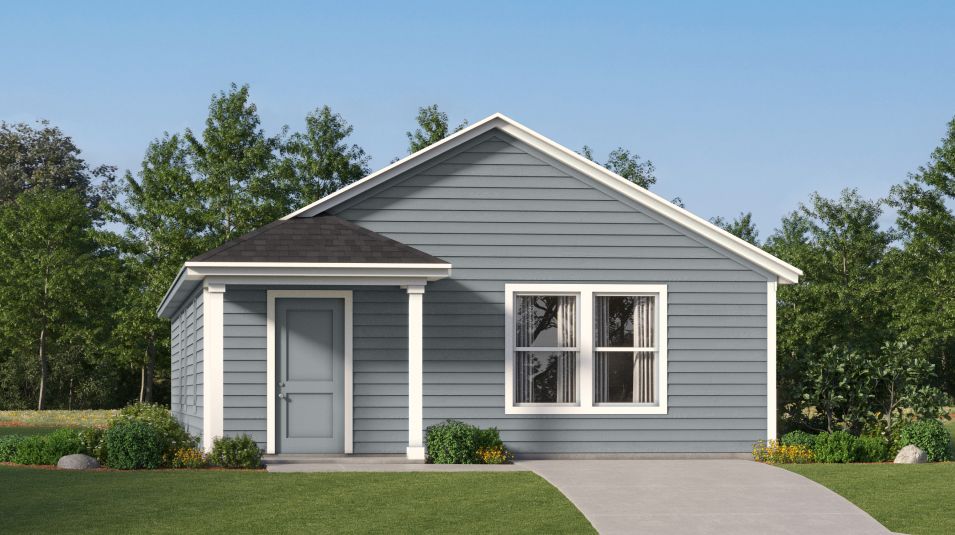 Elevation B - Avas Exterior