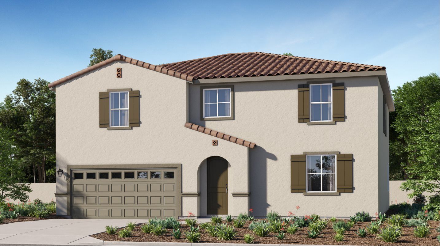 Elevation A - Spanish Colonial home image