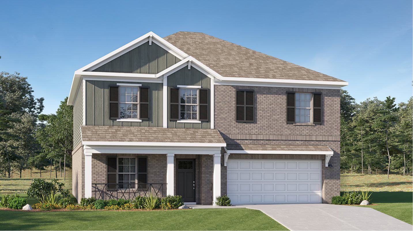 Elevation C:exterior rendering