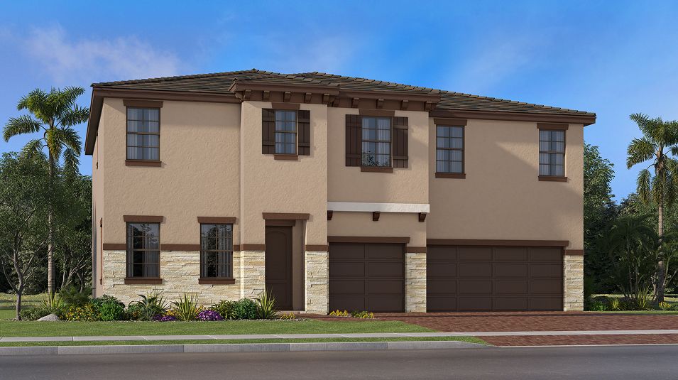 Elevation A - 3355 Estates Boynton Waters Lyonia A 4 15 25