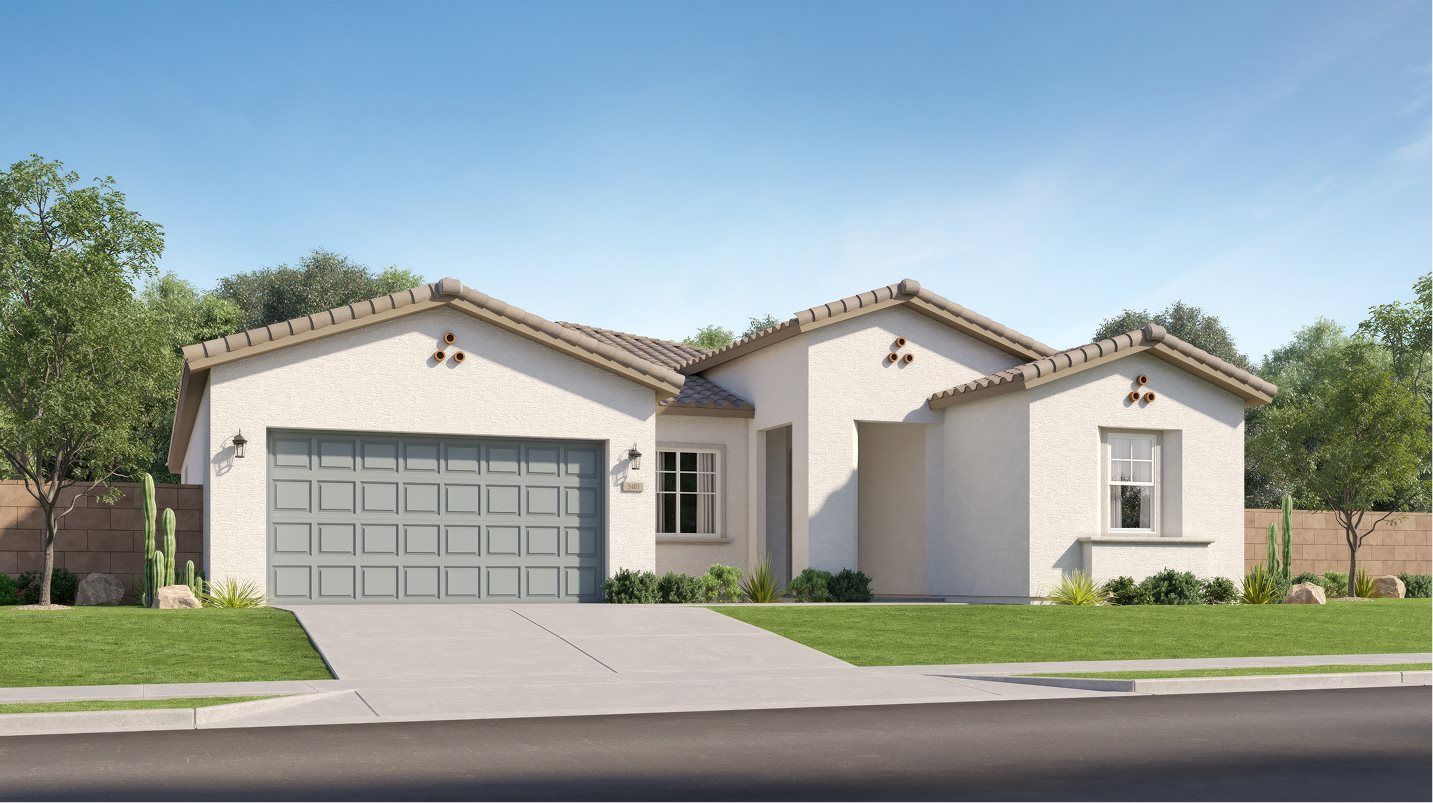 Elevation A - Spanish home image