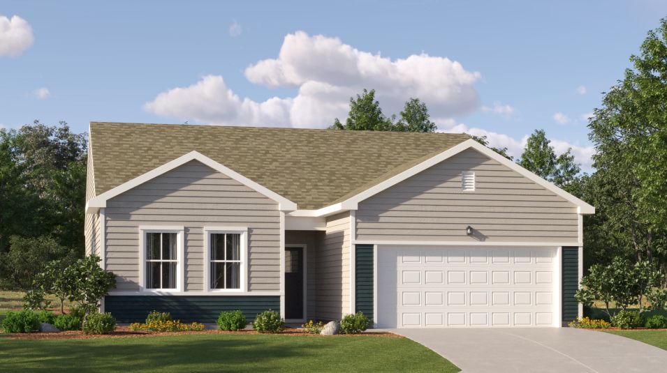 Elevation 1A - Hanover Exterior Rendering