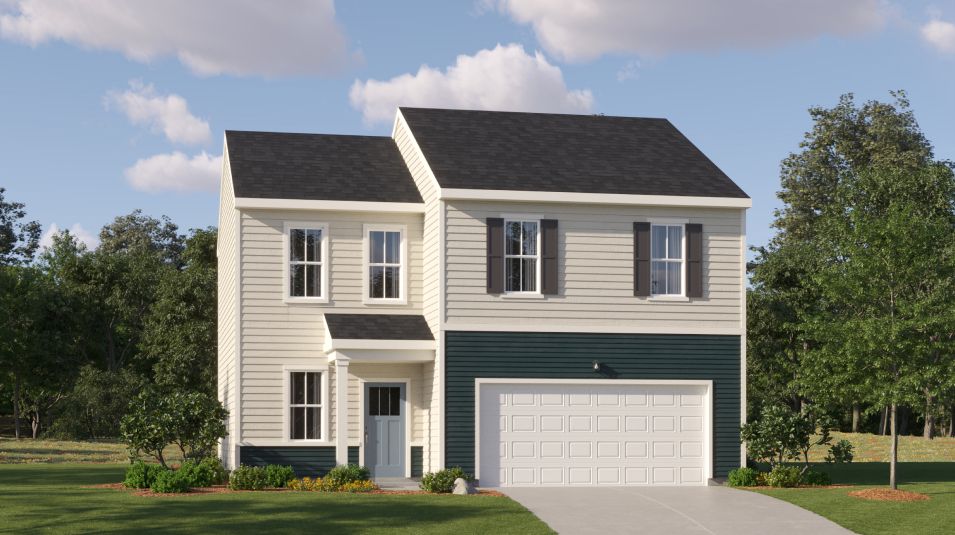 Elevation 1A - Fairfield Exterior Rendering