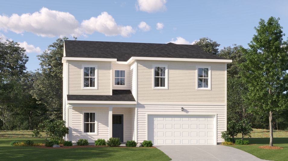 Elevation 1A - Charleston Exterior Rendering