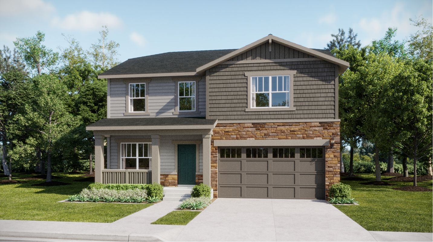 Elevation CR - 4002 Camden Ledge Rock Oliver Craftsman CR