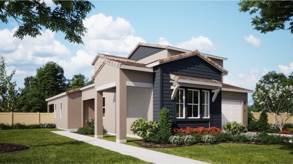 Elevation C - Farm home exterior elevation