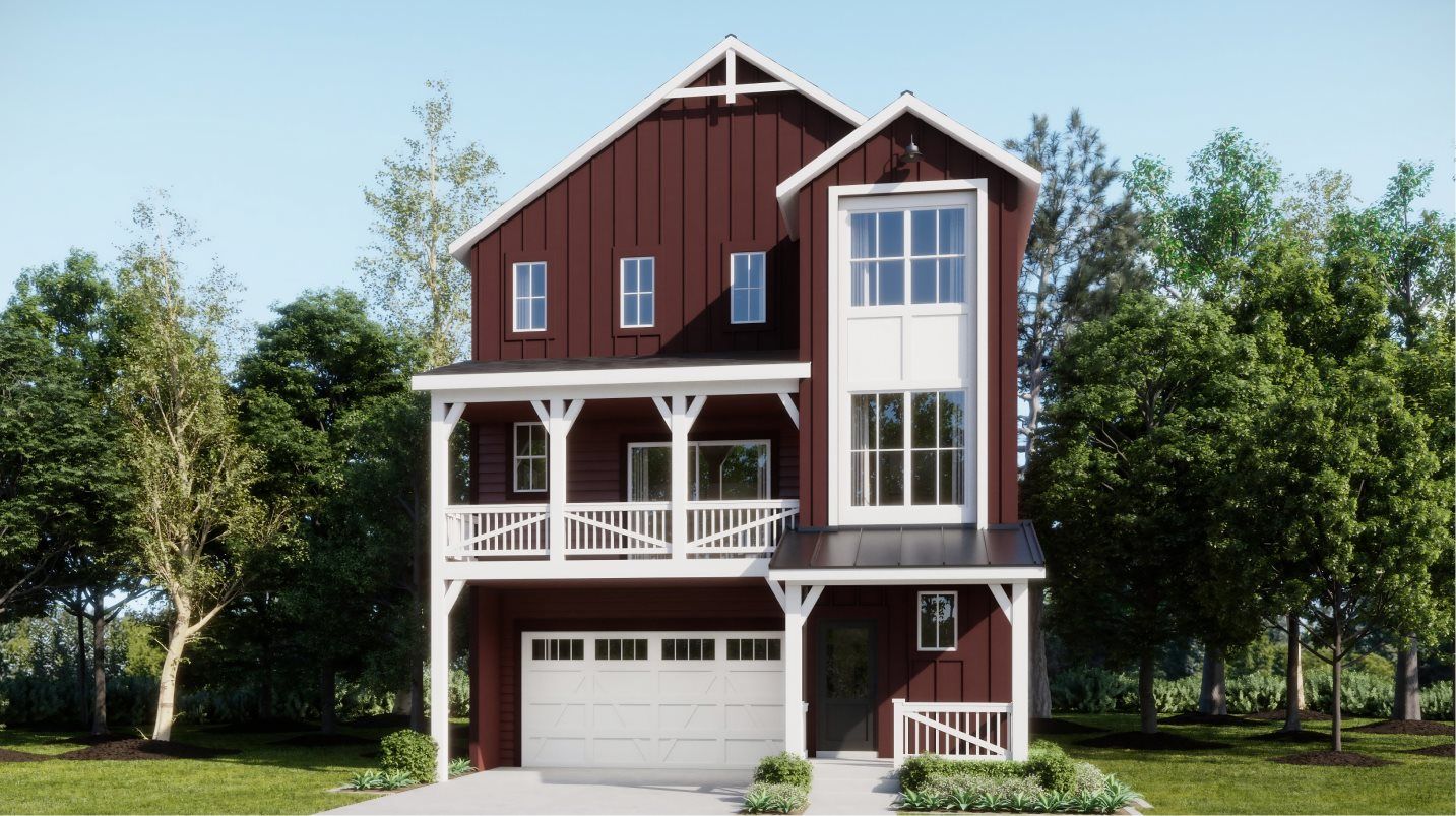 Elevation CF - Colorado Farmhouse