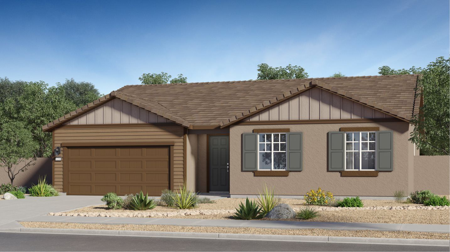 Elevation C - Desert Ranch - C 2-Car