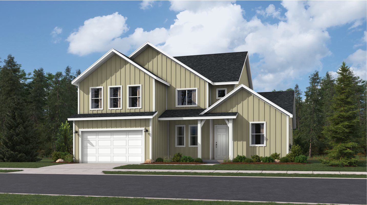 Elevation F - Yosemite Farmhouse