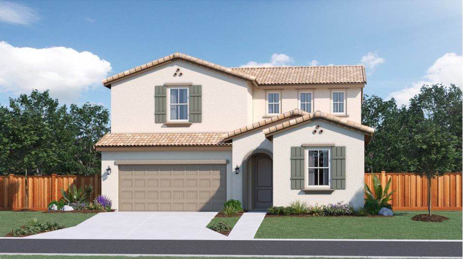 Elevation A - Early California