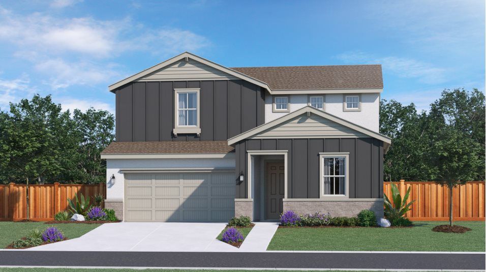 Elevation C - Western Farmhouse