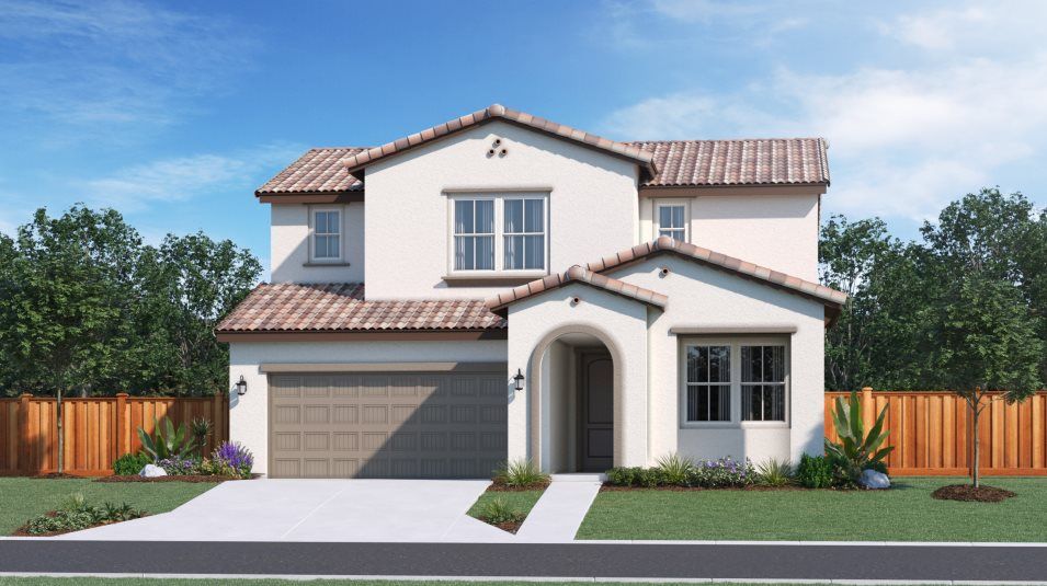 Elevation A - Early California