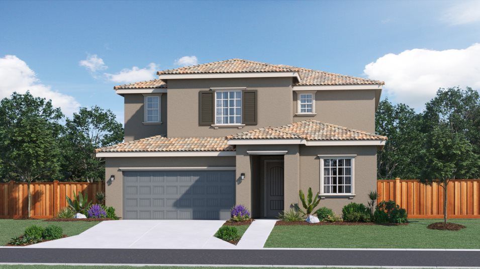 Elevation E - Mediterranean Revival