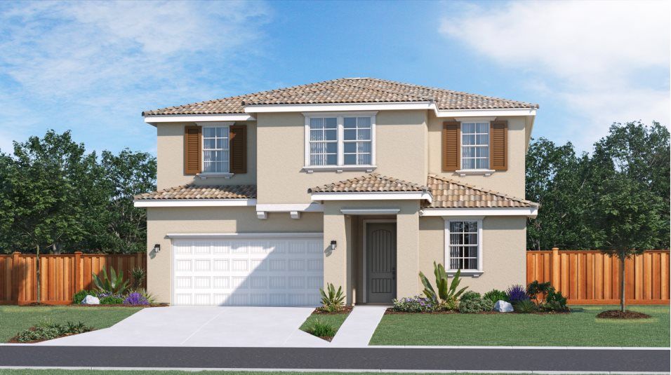 Elevation E - Mediterranean Revival
