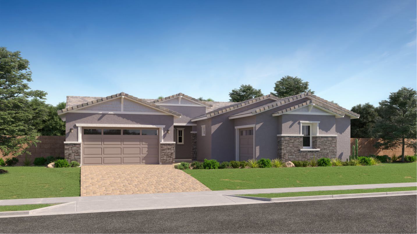 Elevation C - Craftsman home image