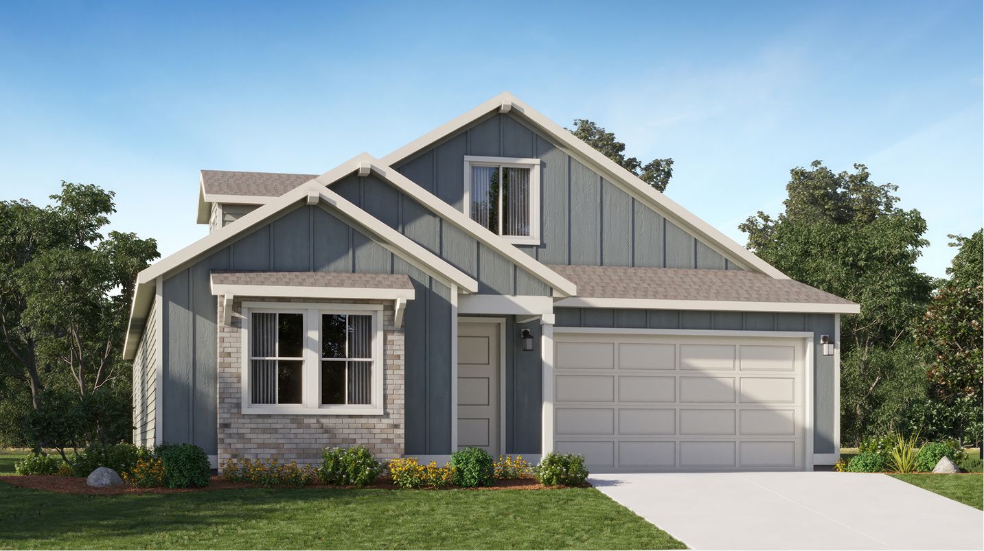 Elevation C - 2350 Pera Place Plan2350 Farmhouse C