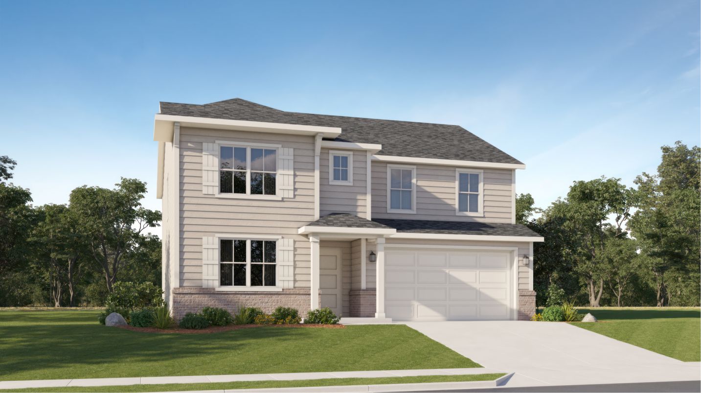 Elevation A - 2542 Plan2542 Traditional A