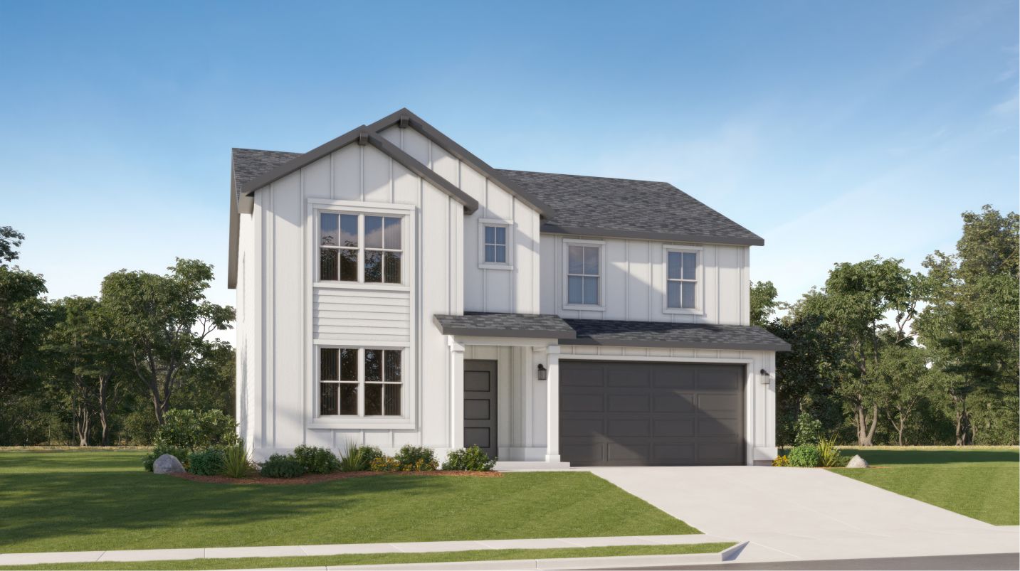 Elevation C - 2542 Plan2542 Farmhouse C