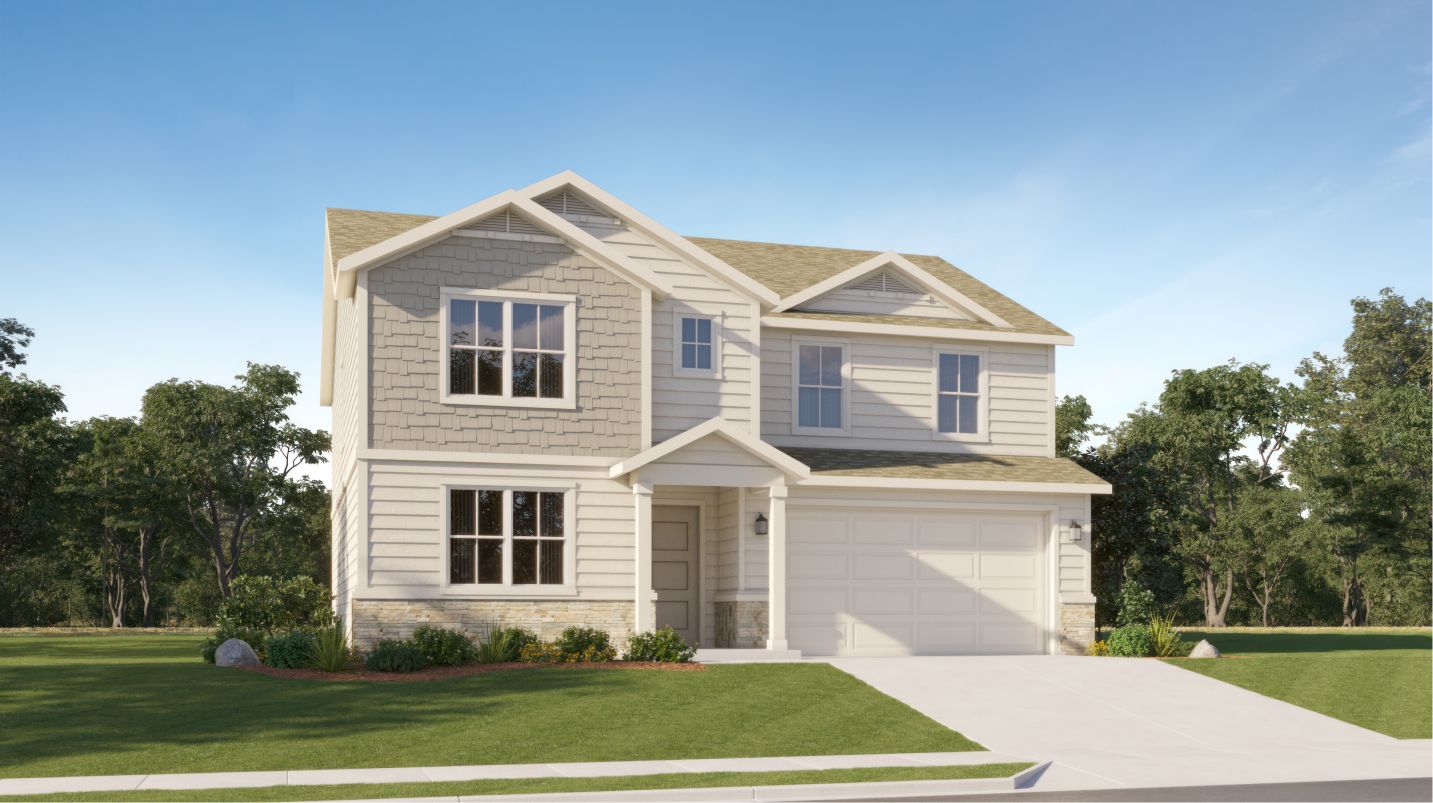 Elevation E - 2542 Plan2542 Craftsman E