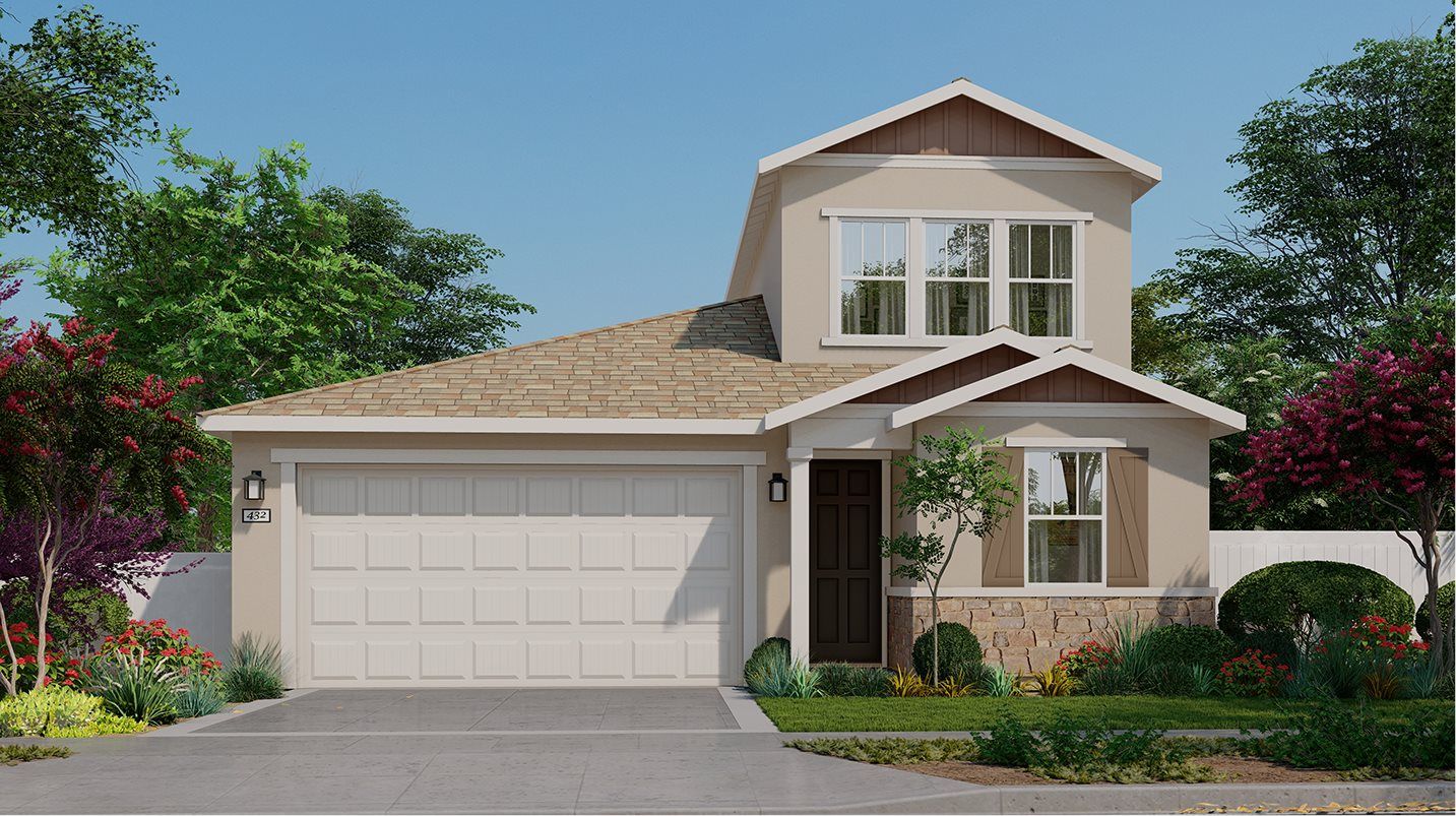 Elevation C - Exterior C Farmhouse