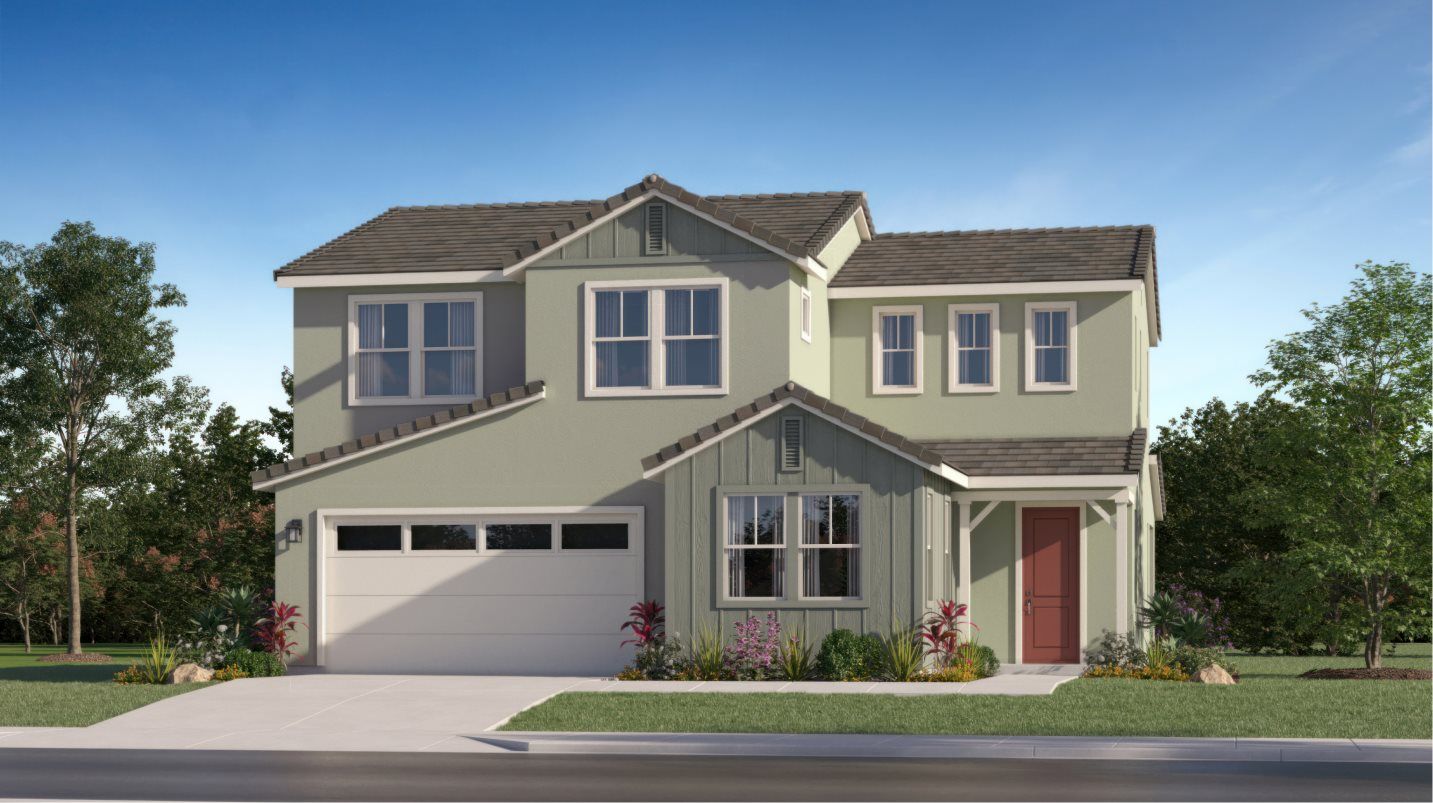 Elevation D - D- Farmhouse exterior