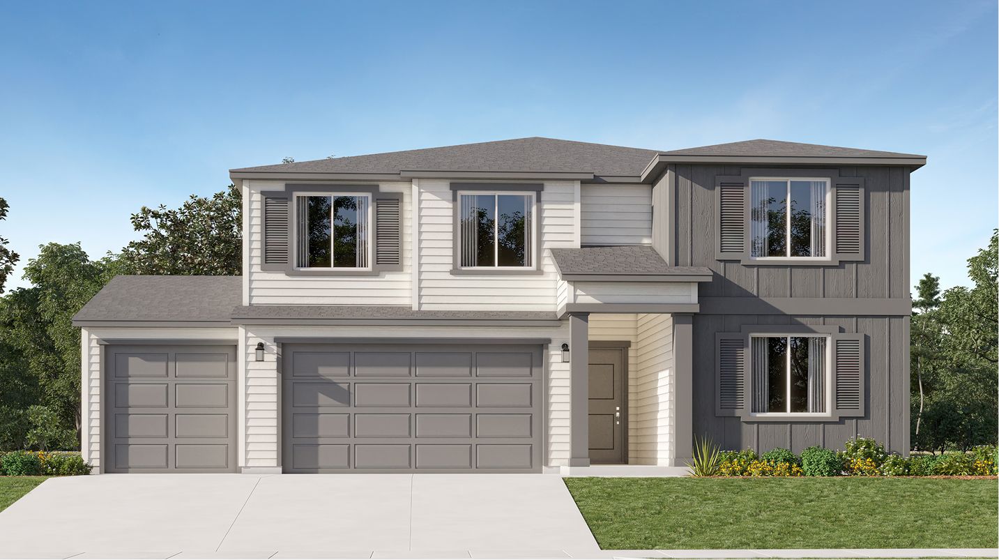Elevation A3C - West Core N203 Rockaway Cove Laurel Traditional A3