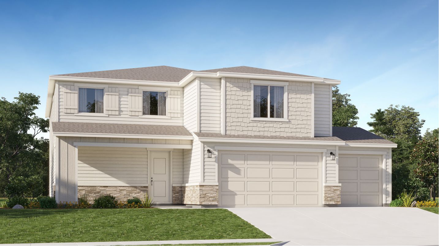 Elevation E3C - West Core N205 Rockaway Cove Oakley Craftsman E3C