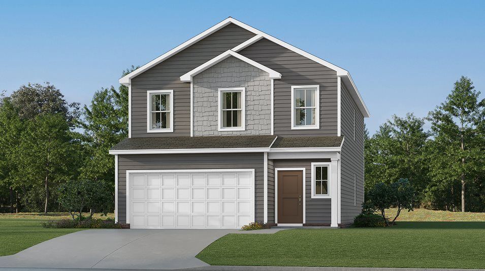 Elevation B5 - Craftsman-inspired exterior