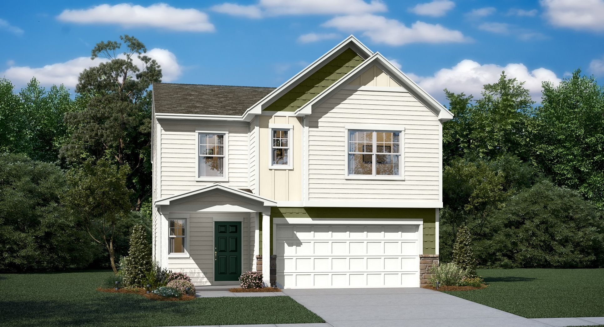 Elevation C - Frost Exterior Rendering