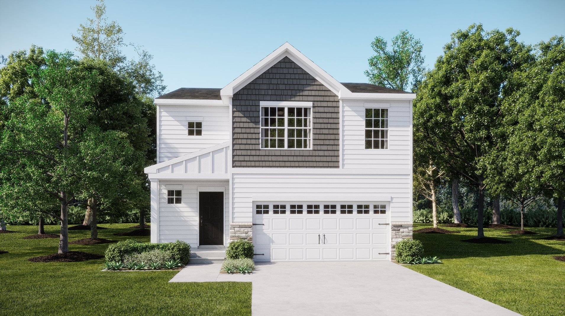 Elevation L - Exterior Rendering L