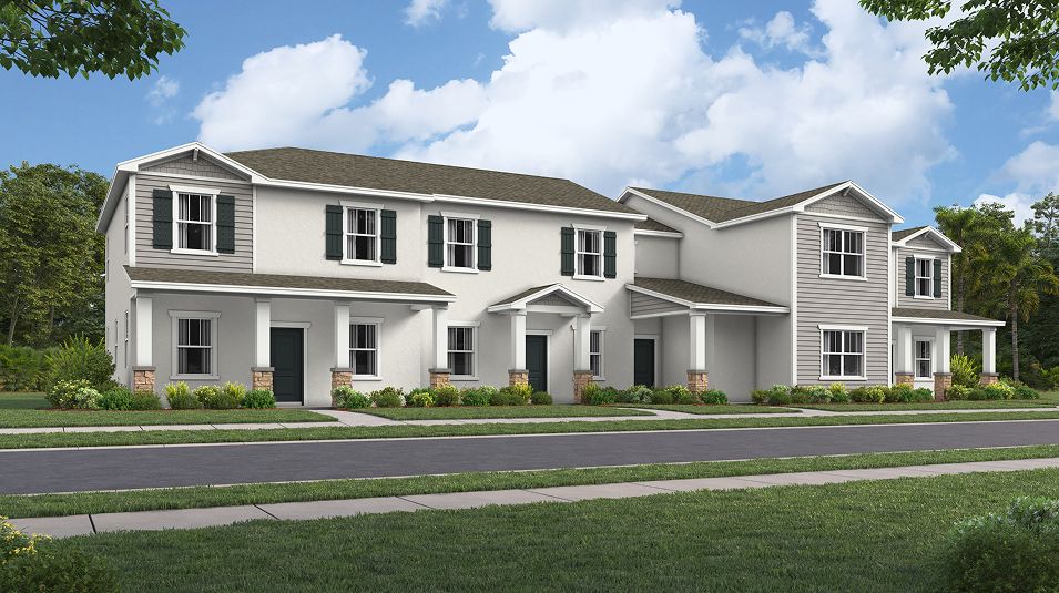 Elevation B - Bridgewalk 4 Unit Craftsman B 8 19 25